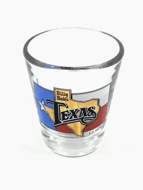 Vintage Billy Bob's Texas Shot Glass - Souvenir - Collectible